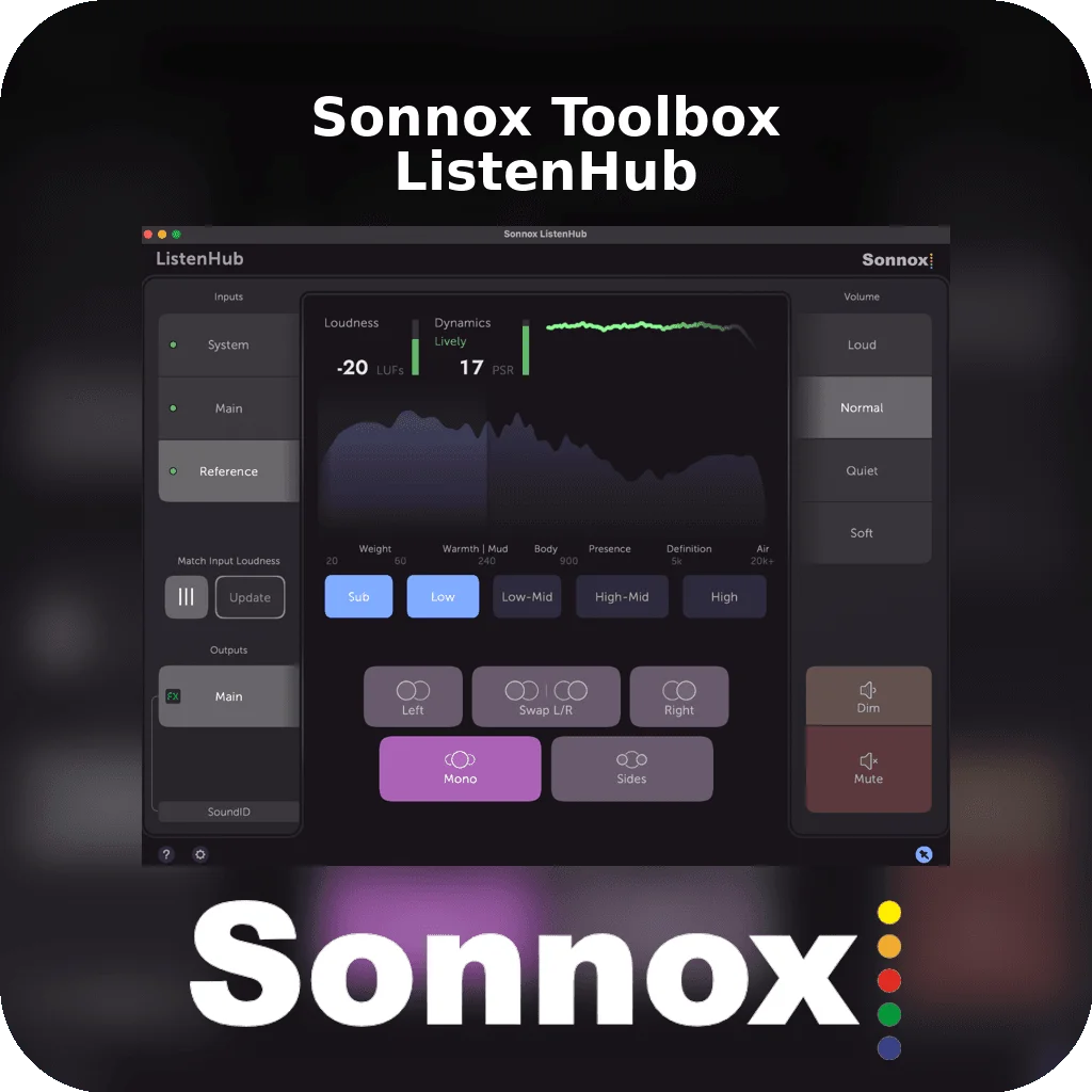 Sonnox Toolbox ListenHub | Bound Plugins