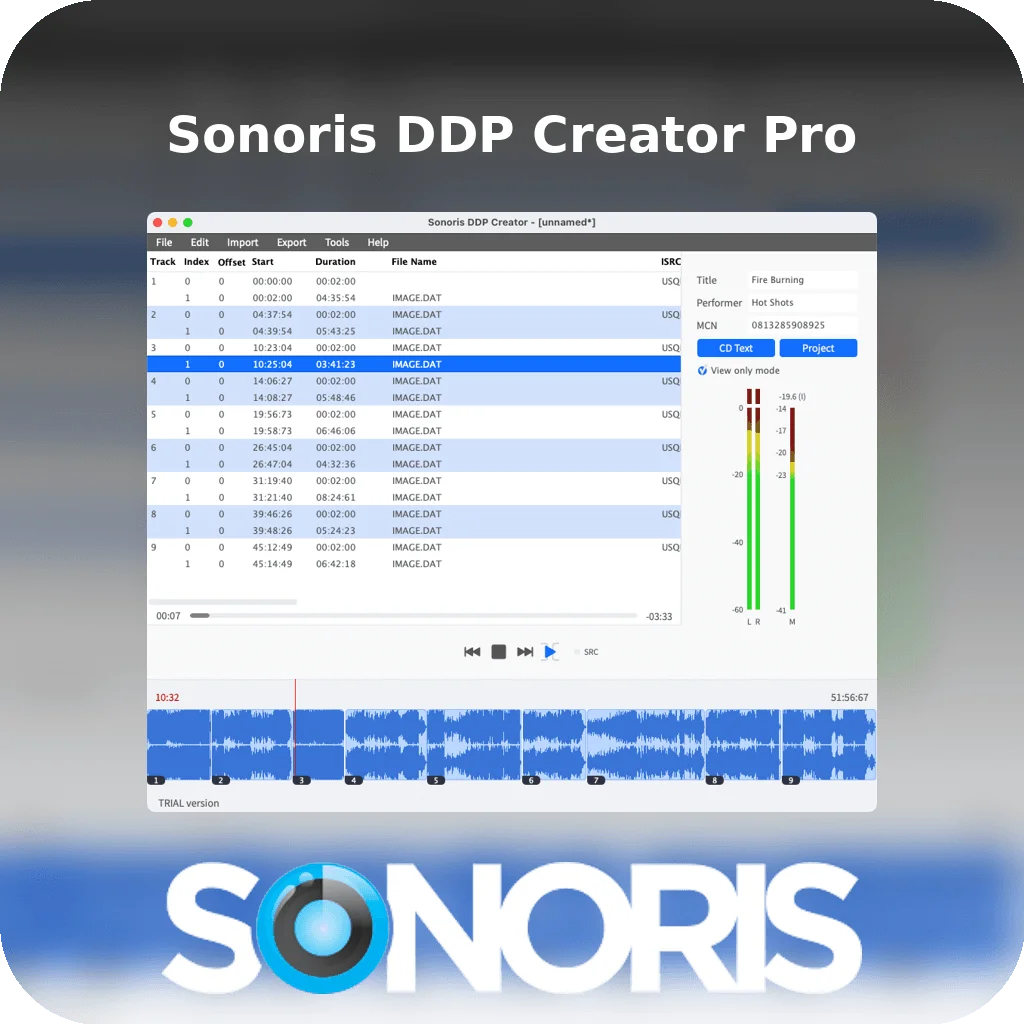 Sonoris DDP Creator Pro | Bound Plugins