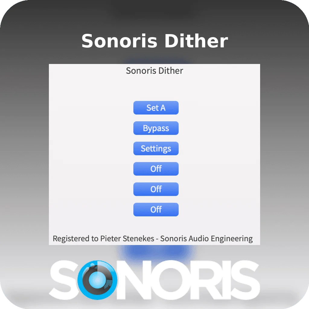 Sonoris Dither | Bound Plugins